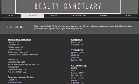 Beauty Sanctuary